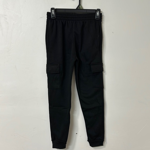 Black Cargo Joggers - Picture 1 of 2